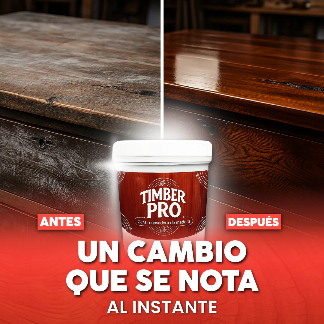 TIMBER PRO - Cera Renovadora de Madera